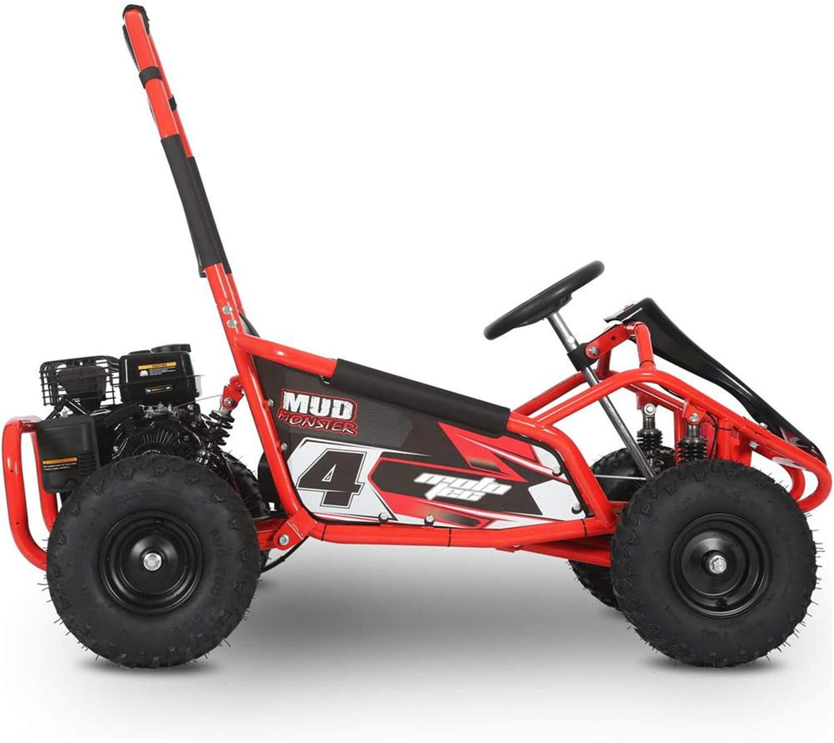 Red 98cc Go Kart Full Suspension A71402