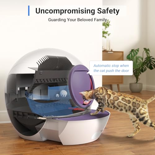 Self Cleaning Automatic Cat Litter Box 60L White O530