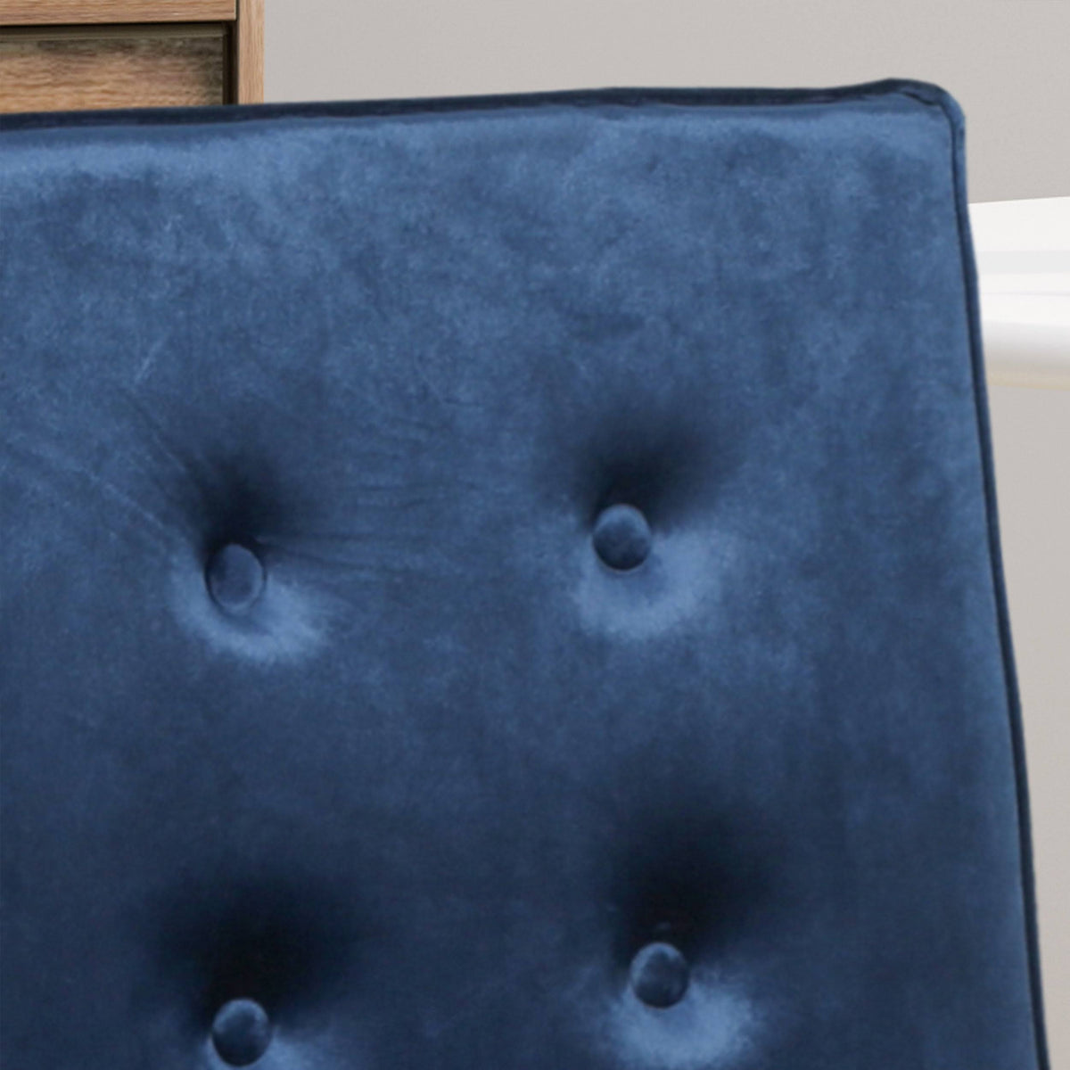 Set of 2 Tufted Velvet Dining Chairs Black I915