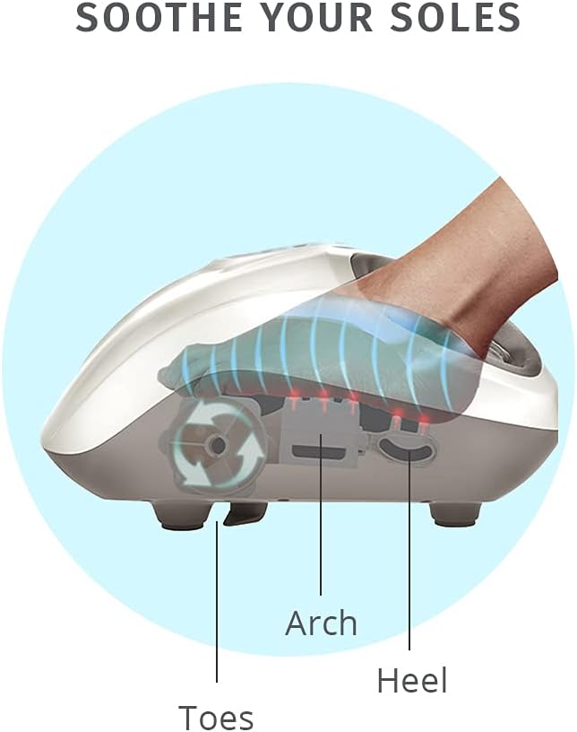 Shiatsu Air Foot Massager with Heat O684