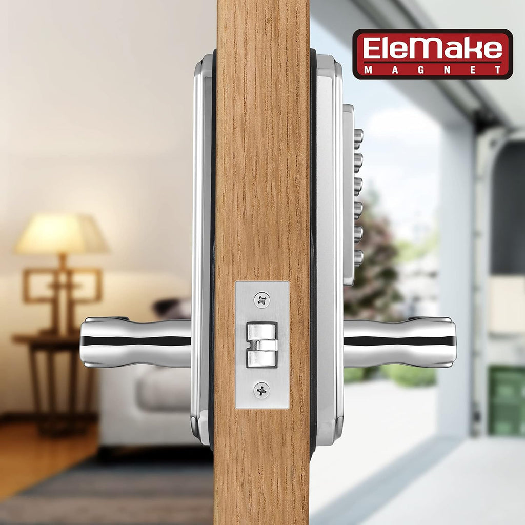 Keypad Door Lock with Handle Stainless Steel A193
