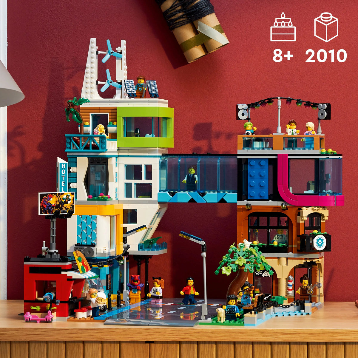 LEGO City Building Toy Set with 14 Minifigure Characters and Dog Figure K338813