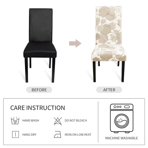 Royal Blue Set of 6 Stretch Dining Chair Covers W441
