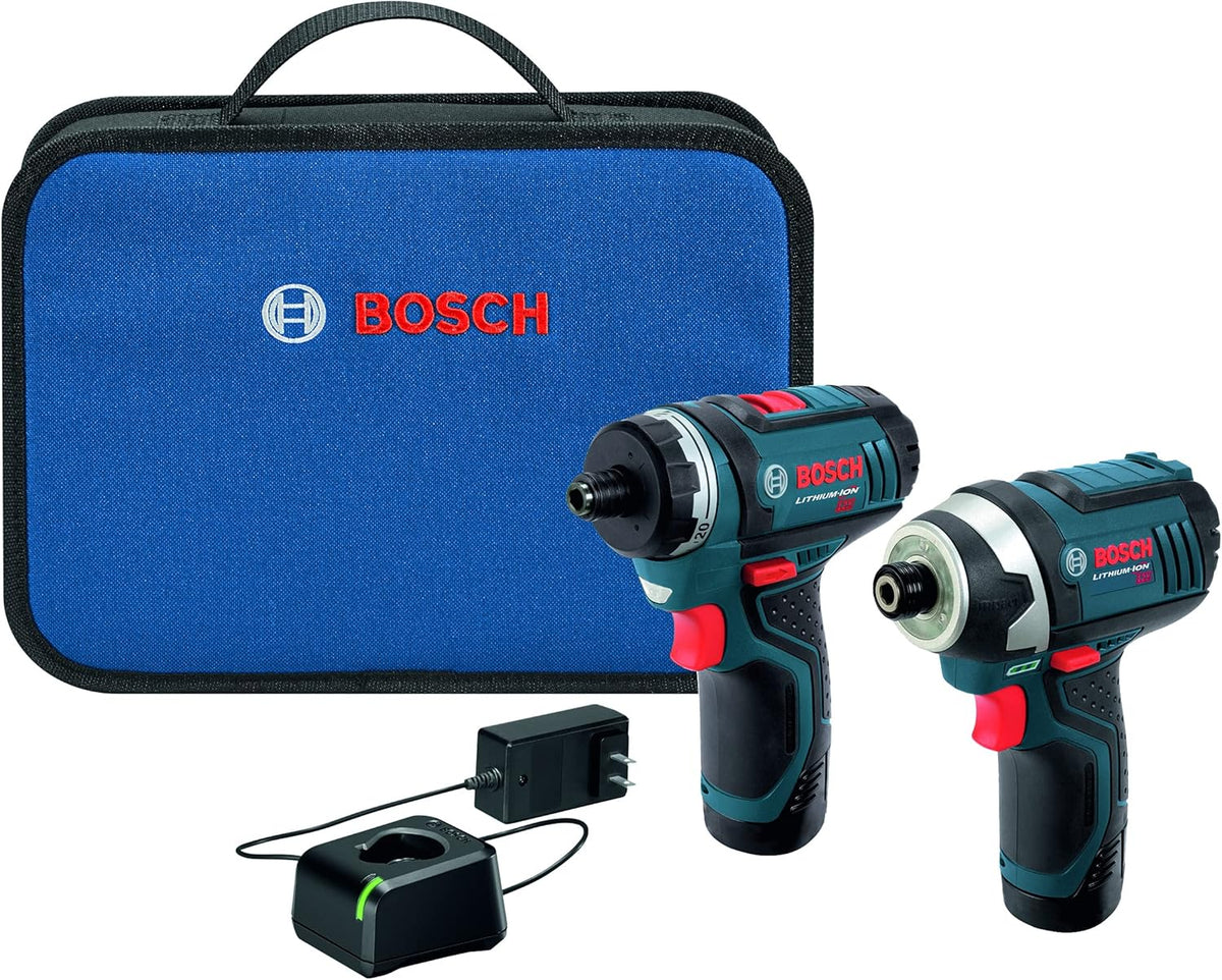 12V Max 2-Tool Combo Kit with 2 Batteries, Charger and Case Y5393