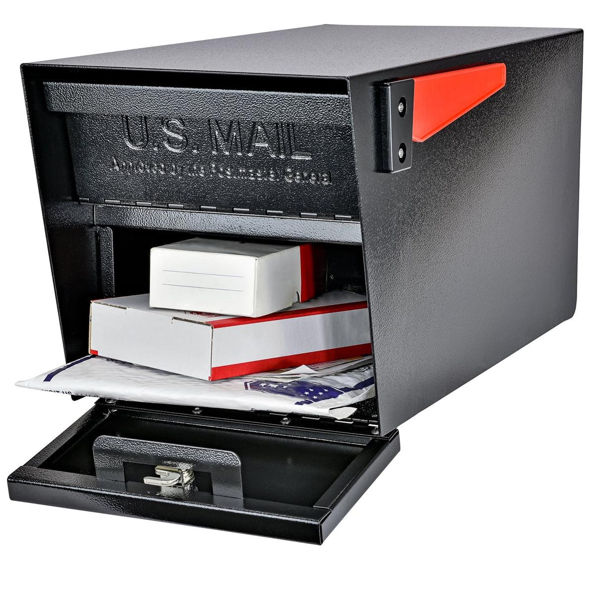 Black Locking Security Mailbox R649538