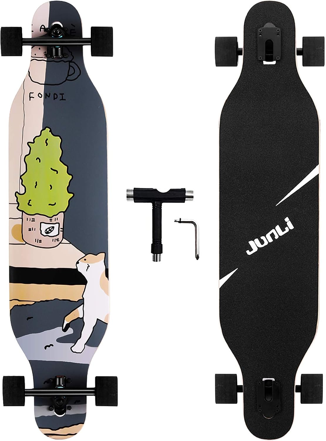 41 Inch Freeride Complete Skateboard Longboard E626