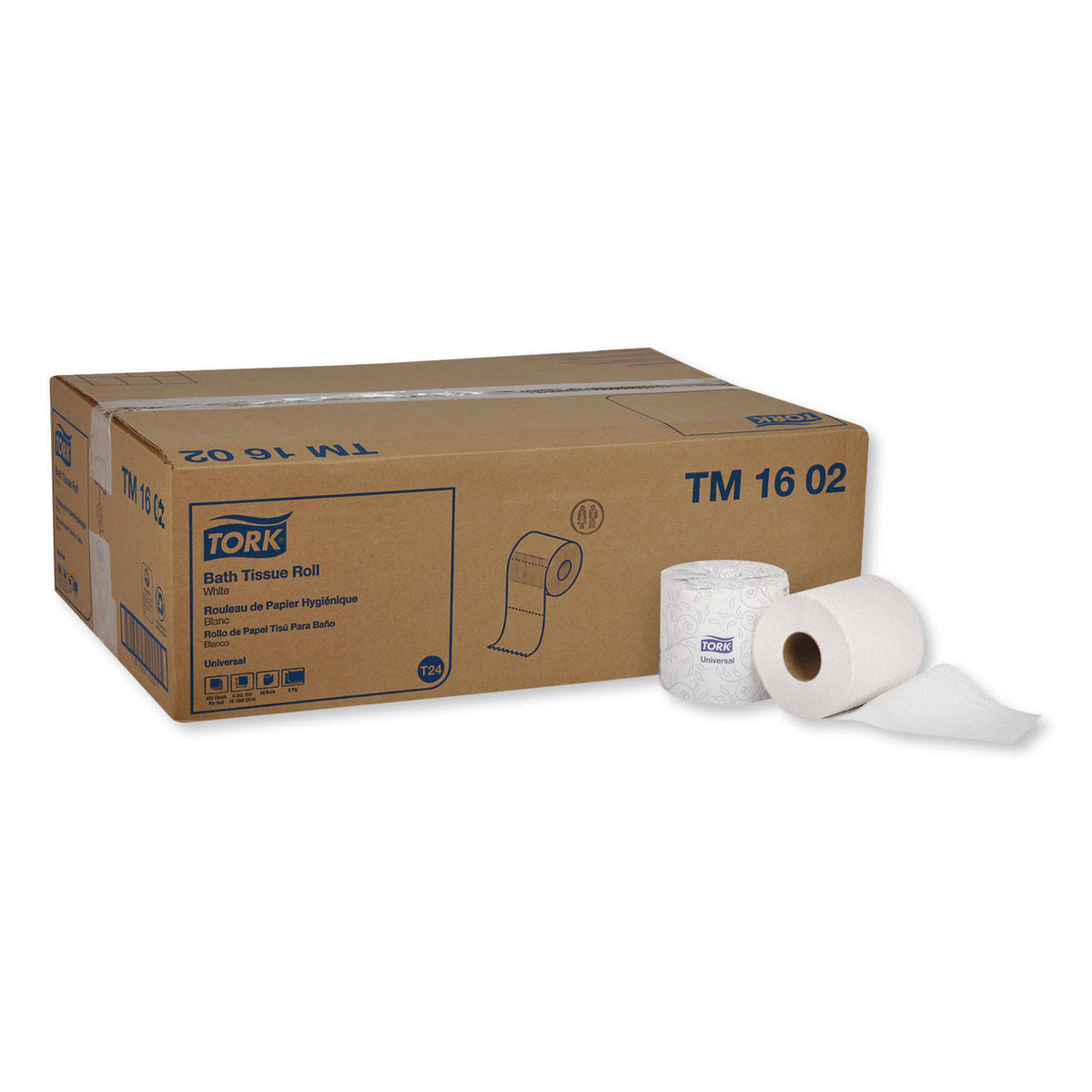 White 2-Ply Bath Tissue, 48 Rolls T4710