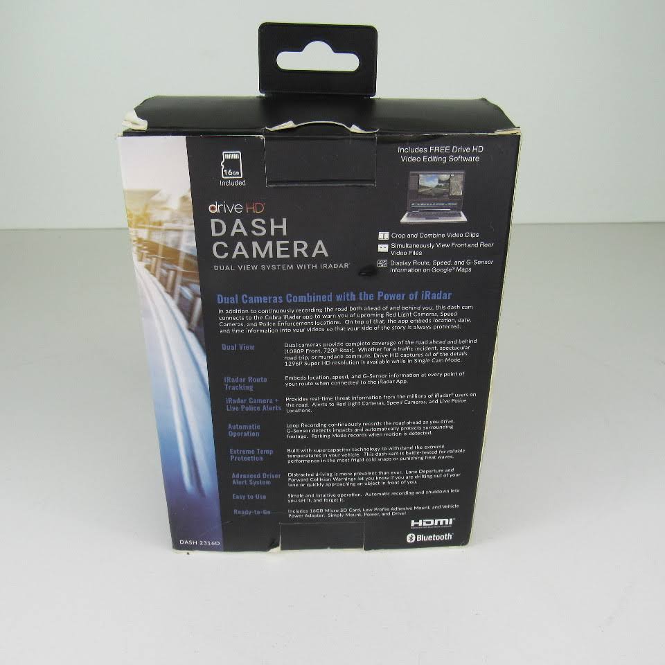 Dash Camera Dual System S4834