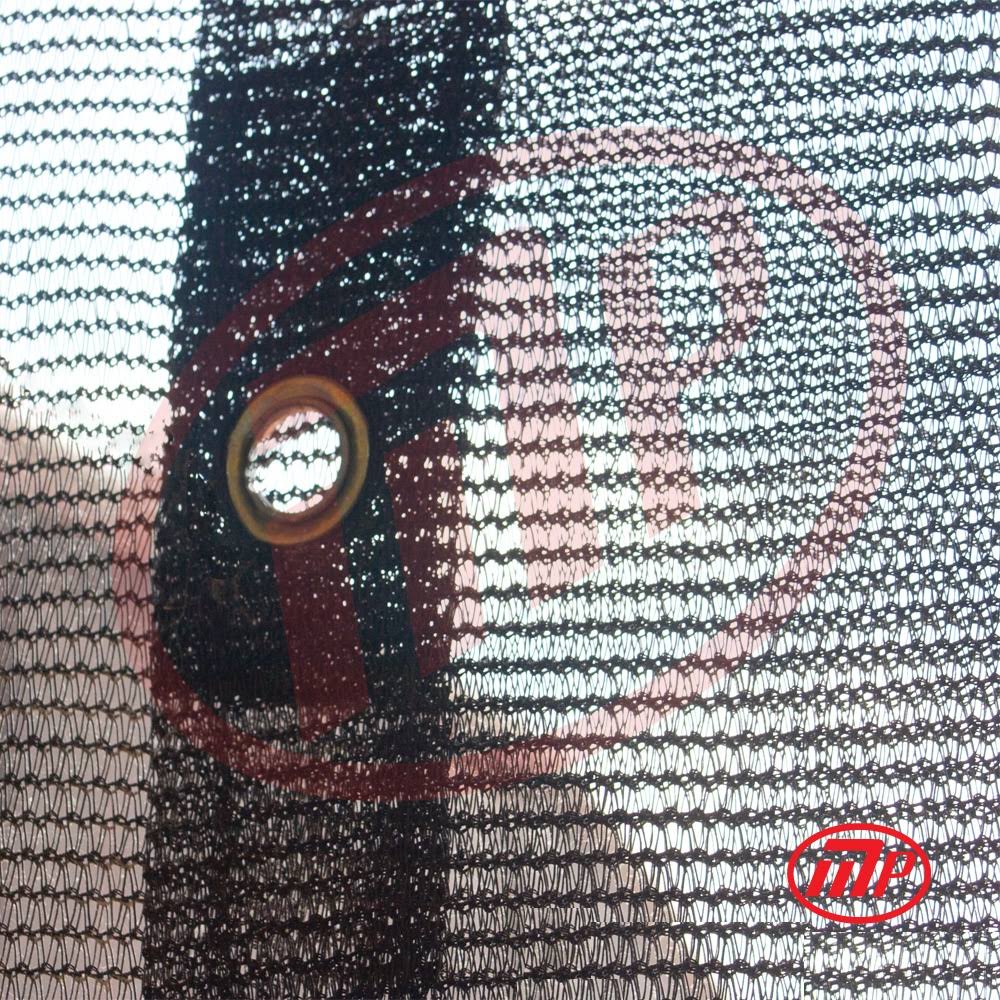 Fire Retardant Vertical Debris Safety Netting, Black S958