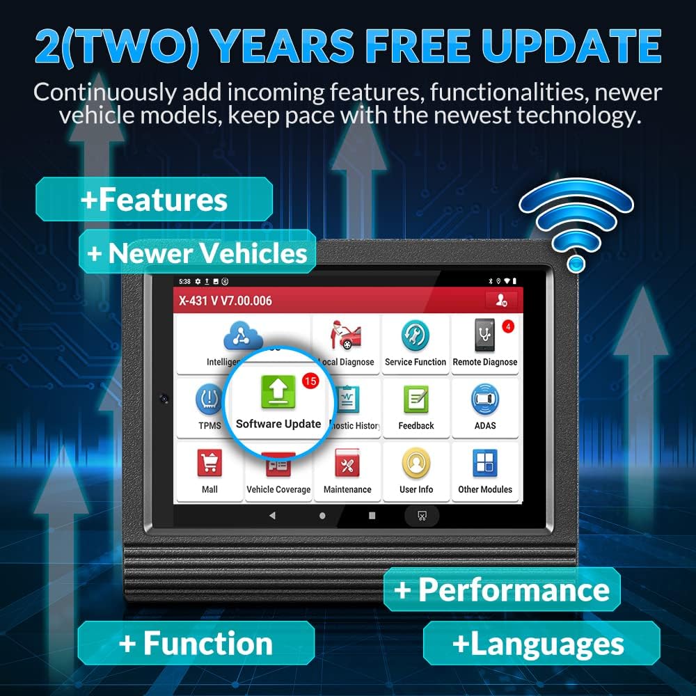 Bidirectional Full System Automotive Diagnostic Scanner J764807