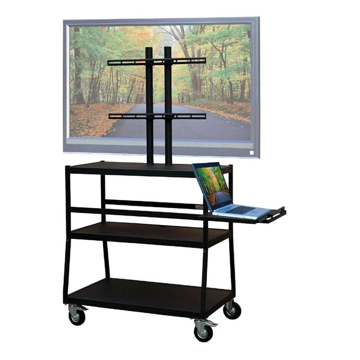 47 in. Wide Body Cabinet Cart with Pull Out Shelf K525