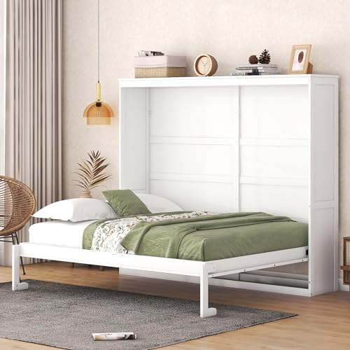 Queen Size Folding Bed Cabinet with Shelf L82851