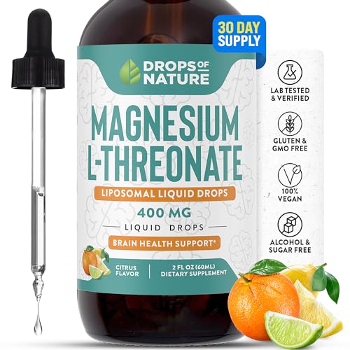 Magnesium L-Threonate Liposomal Liquid Extract, 2 oz 60 mL W901887