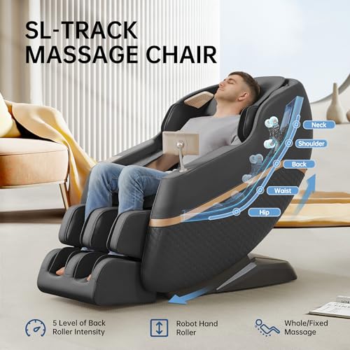 Black Shiatsu Massage Recliner Chair with Heat T46648