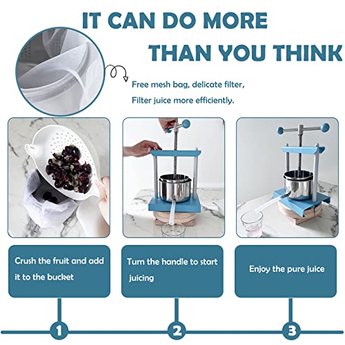 2 Litre Stainless Steel & Iron Manual Press Q170777