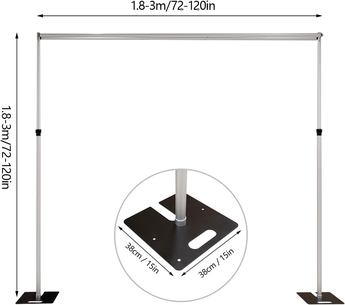 10x10Ft Adjustable Aluminum Alloy Backdrop Stand D564