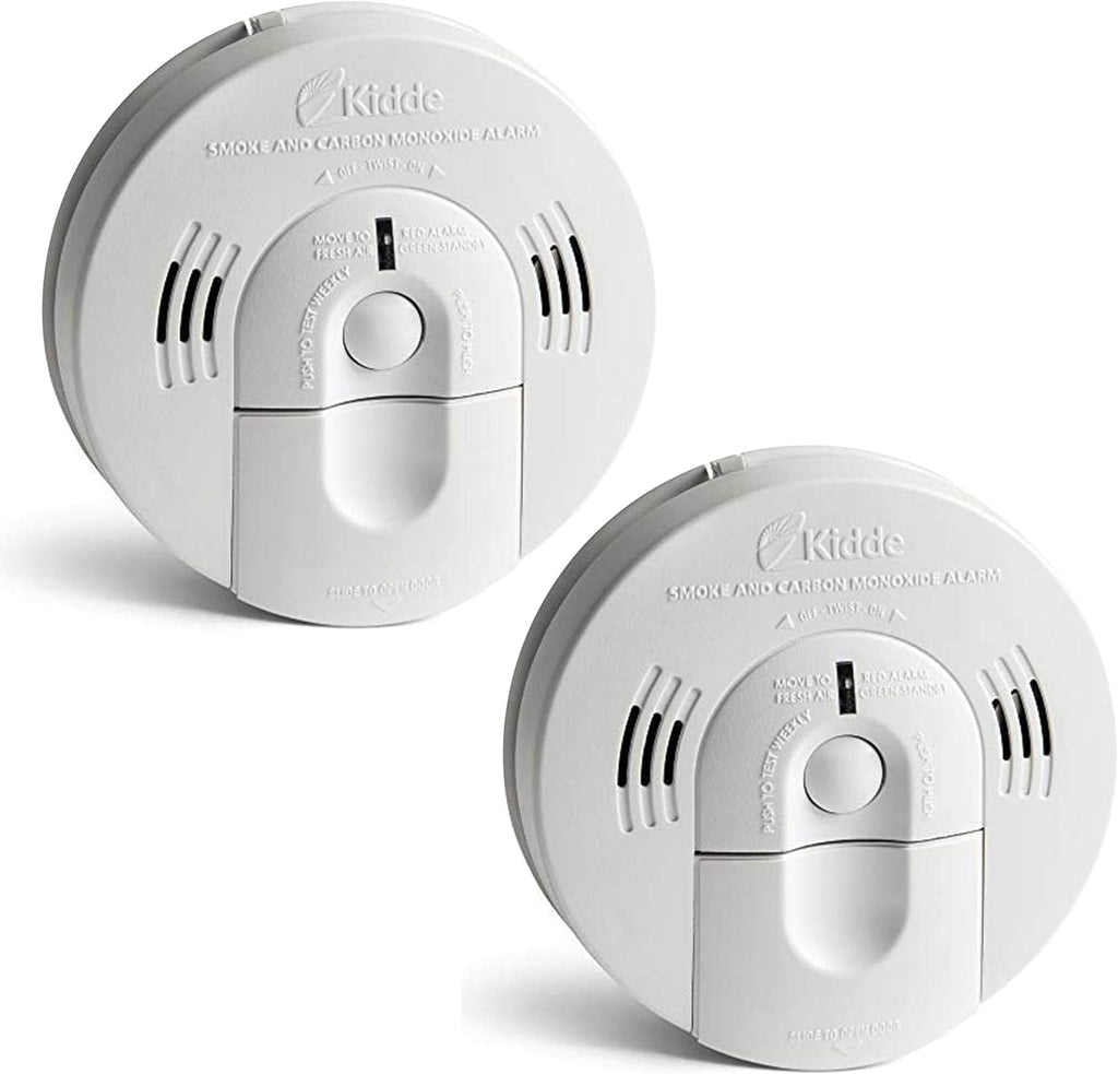 Hardwired Smoke & Carbon Monoxide Detector with Battery Backup, Pack of 2 P803459