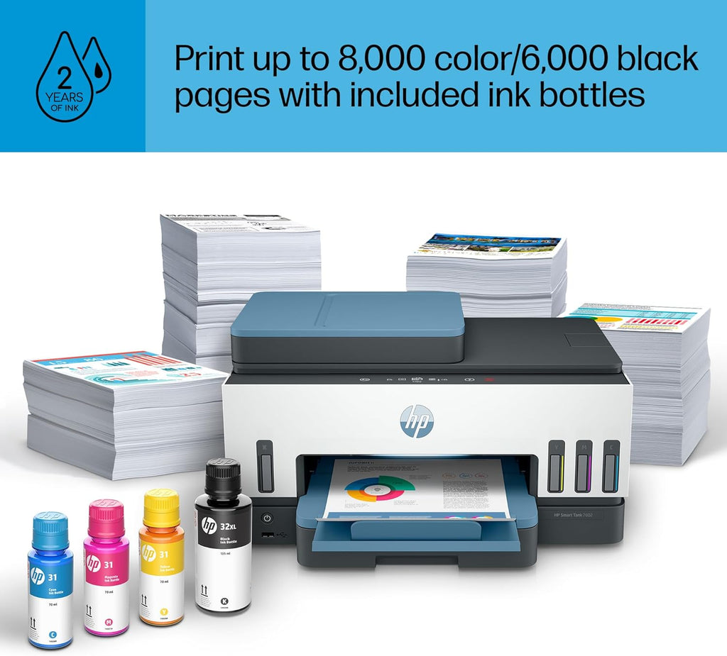 Smart Tank All-in-One Ink Tank Printer with 2 years of ink included H541327