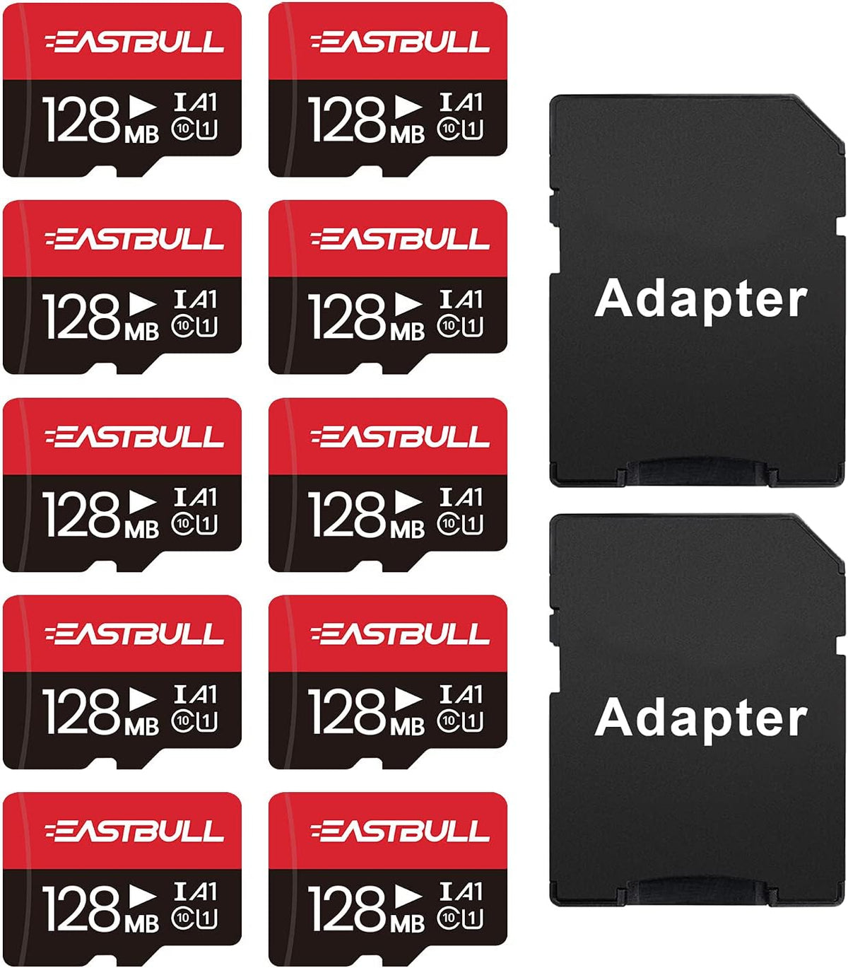 8GB 10-Pack Micro SD Cards UHS-I U1 Class 10 Q659067