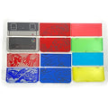 Clear Blue Red Gem Replacement Faceplate for 3DS K1856