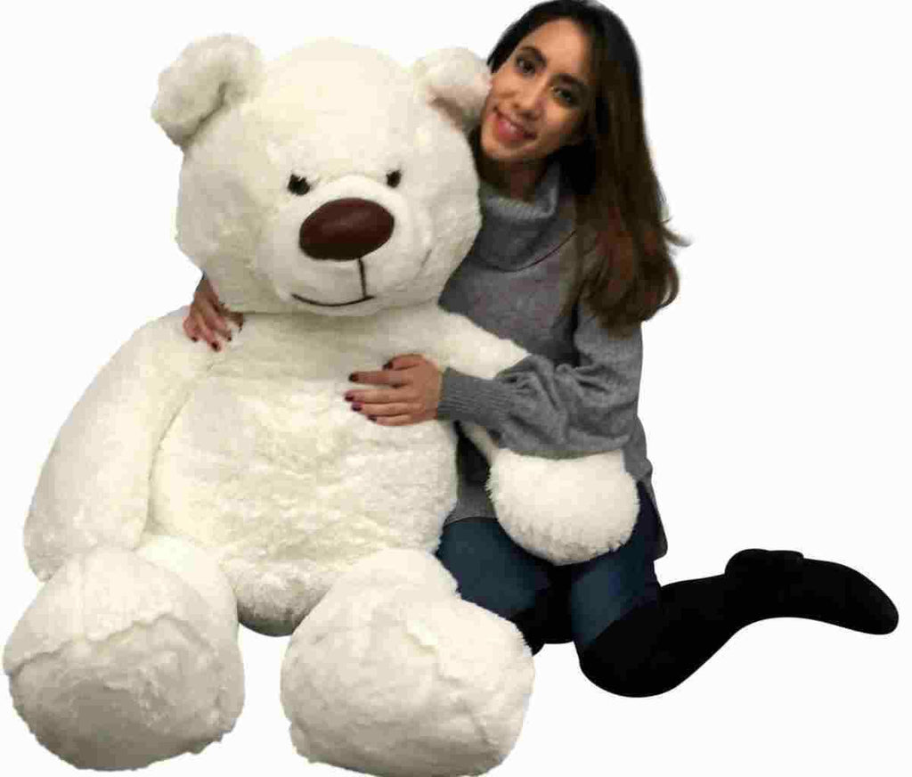 White 5 Feet Tall Plush Stuffed Animal F6740