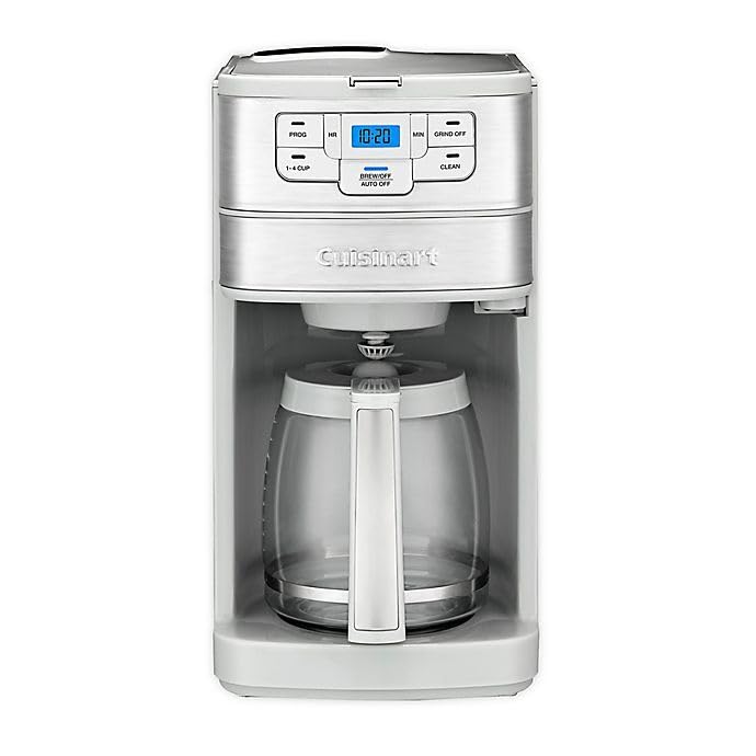 12-Cup Automatic Grind and Brew Coffeemaker, Black/Stainless Steel Z261