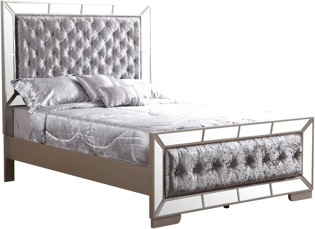 Silver Queen Panel Bed I248