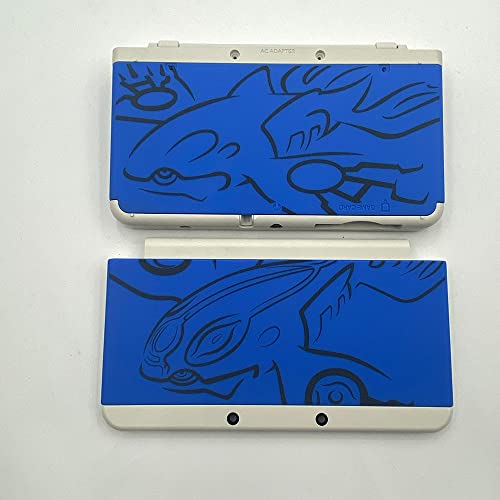 Clear Blue Red Gem Replacement Faceplate for 3DS K1856