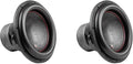 15 Inch 2 Ohm DVC Car Audio Subwoofer Speaker, Black (2 Pack) P437