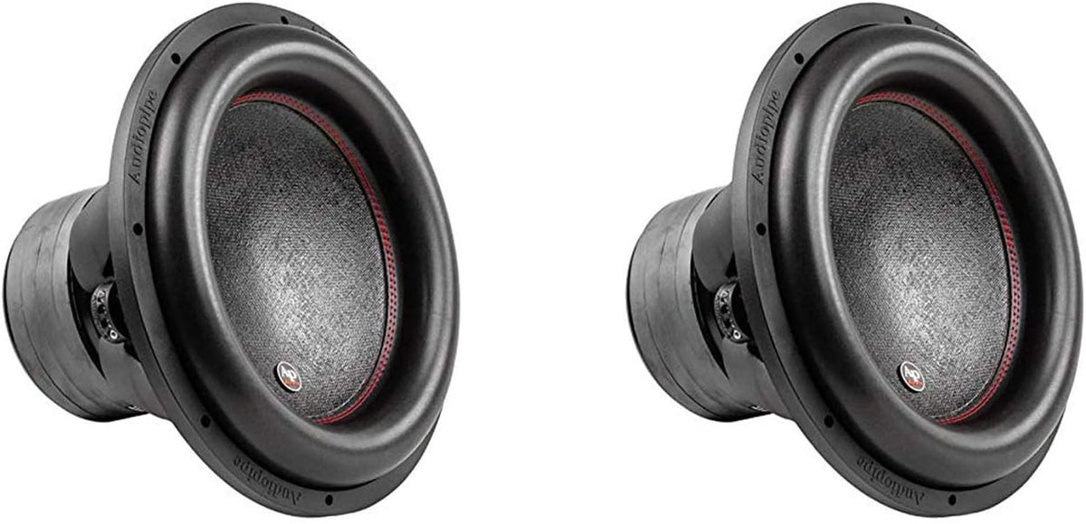 15 Inch 2 Ohm DVC Car Audio Subwoofer Speaker, Black (2 Pack) P437