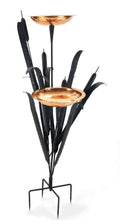 Double Cattail Birdbath G894