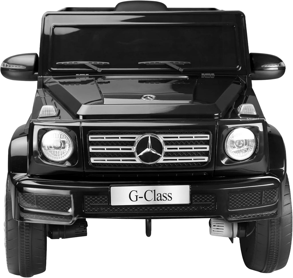 12V Kids Ride On Car with Remote Control, Music, Horn & LED Lights, Black Y791