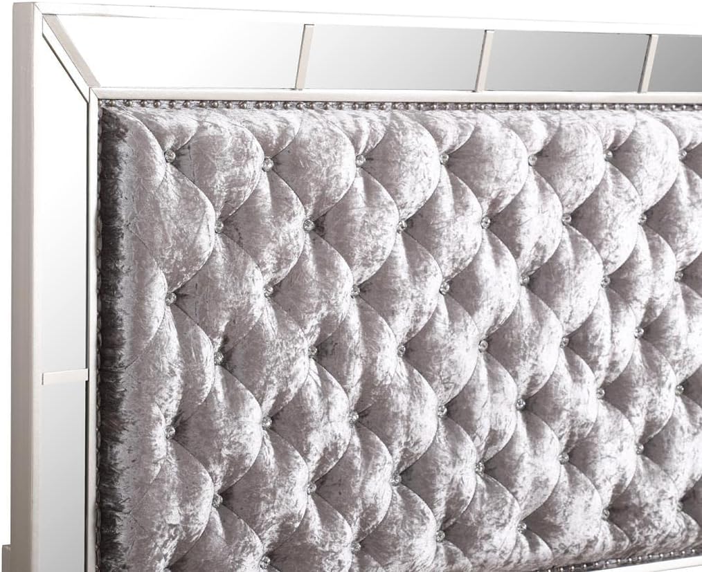Silver Queen Panel Bed I248
