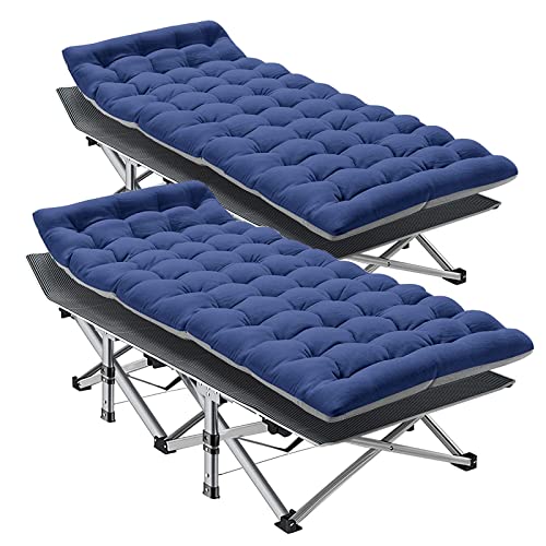 Extra Wide Heavy Duty Folding Camping Cot with Carry Bag Z3798