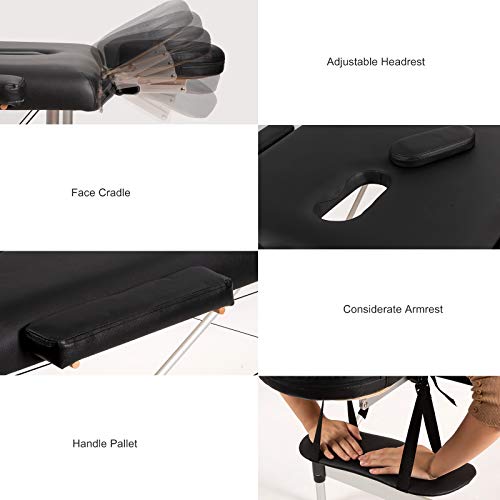 84" Portable Folding Massage Bed with Carry Case Z771595