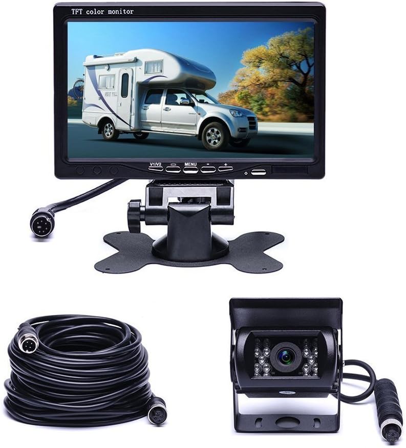 Backup Camera 7 Monitor IP 68 Waterproof B917001