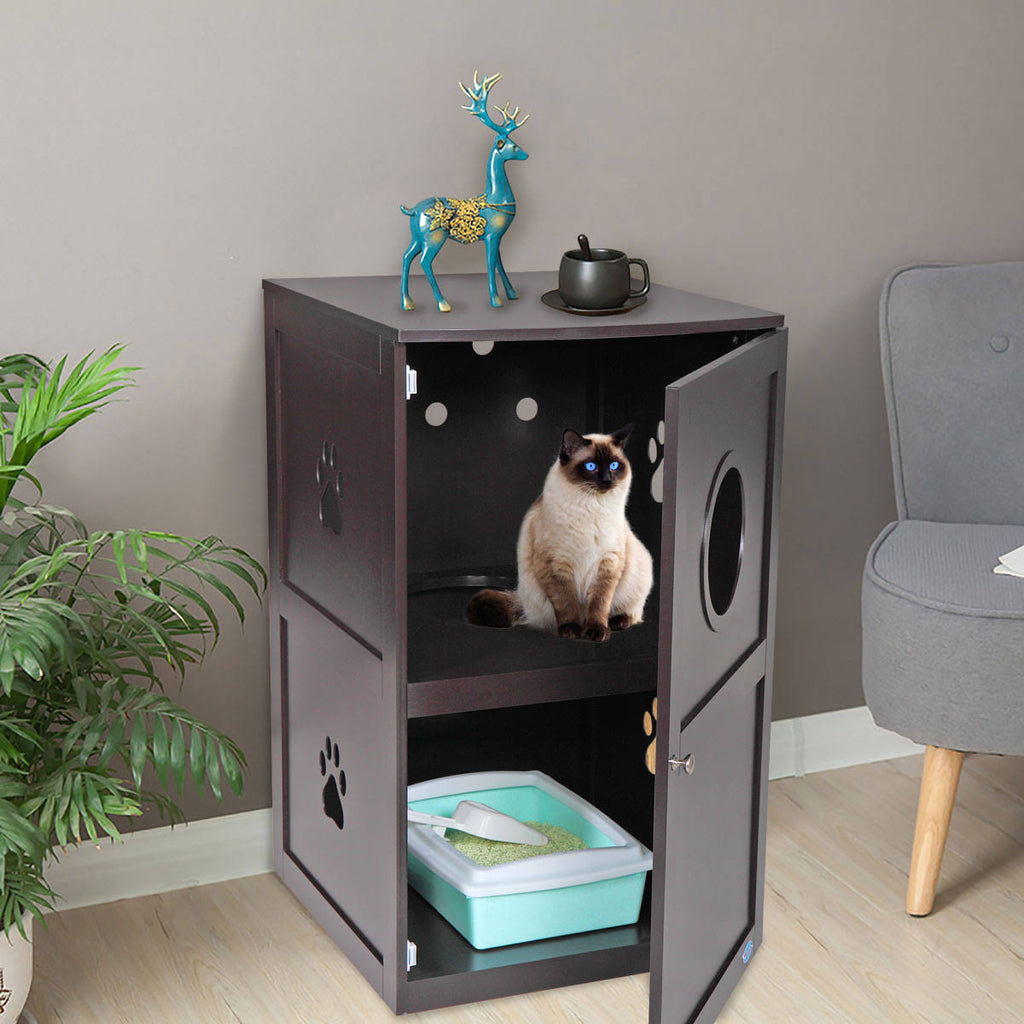 Stackable Double Cat Litter Box L6062