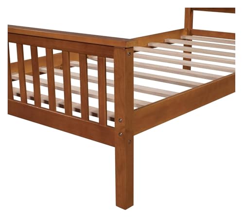 Twin Bed Frame Platform with Headboard and Footboard H2852