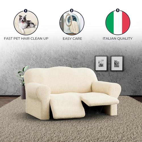 Blue Polyester Recliner Sofa Cover D49253