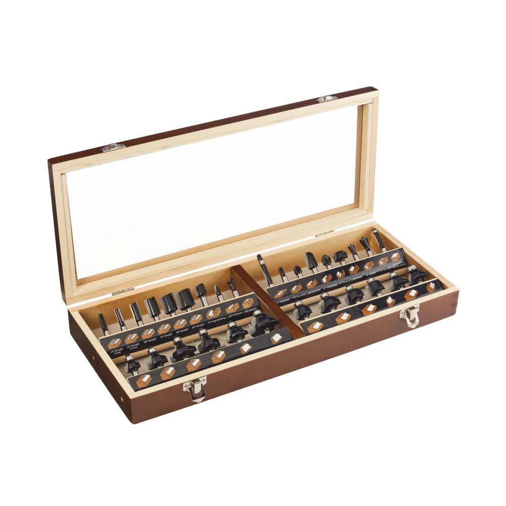 30-Piece Carbide Router Bit Set Y153423