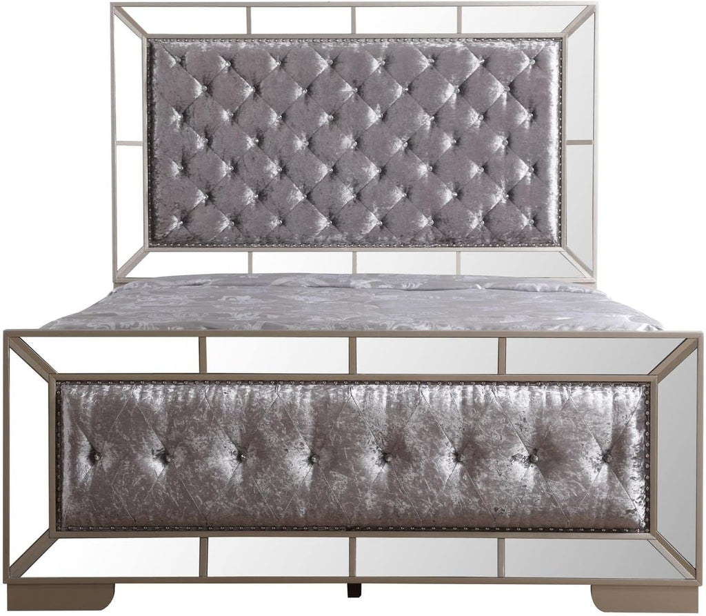 Silver Queen Panel Bed I248