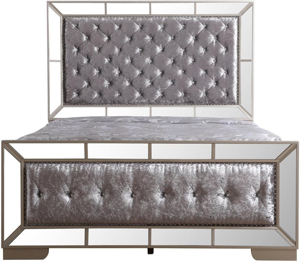 Silver Queen Panel Bed I248