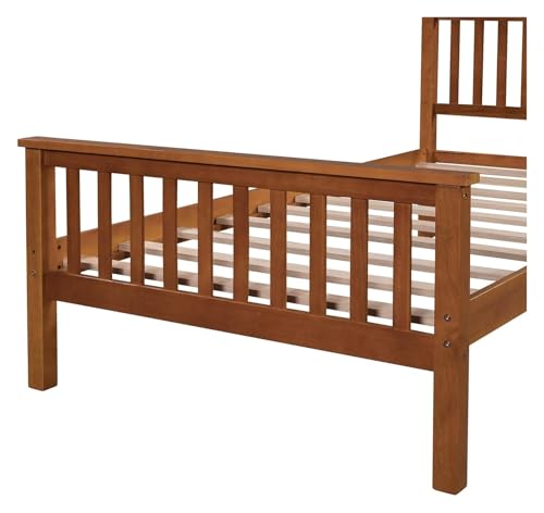 Twin Bed Frame Platform with Headboard and Footboard H2852
