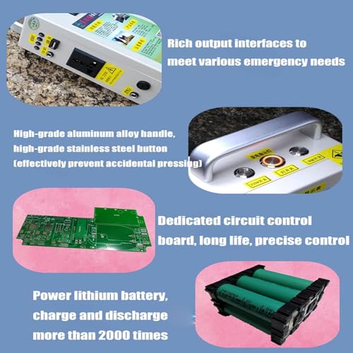 500W Hand Crank Generator with Outlets DC/USB Supply W69782