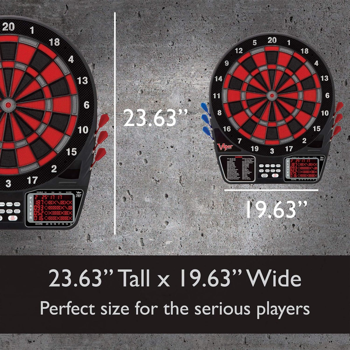 Electronic Dartboard with Darts and Extra Tips F6041
