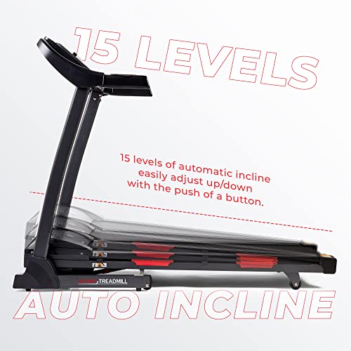 Folding Incline Treadmill with Pulse Sensors W981161