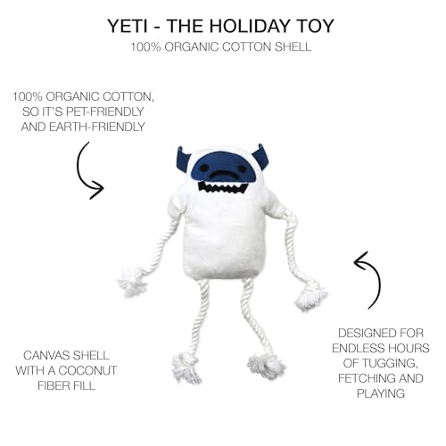 Durable Cotton Canvas Stuffed Dog Toys with Coconut Fill N104057