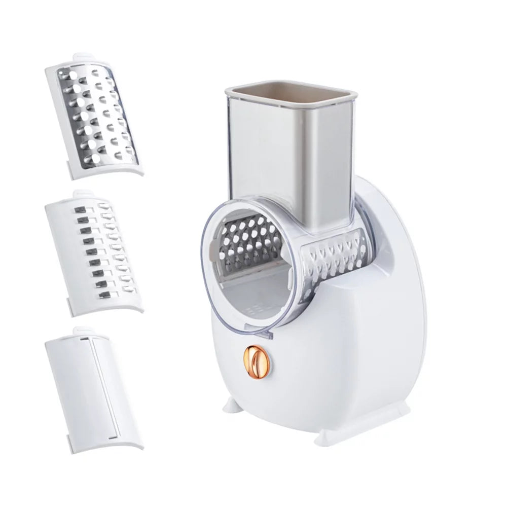 Electric Cheese Grater Shredder with 3 Attachments D819889