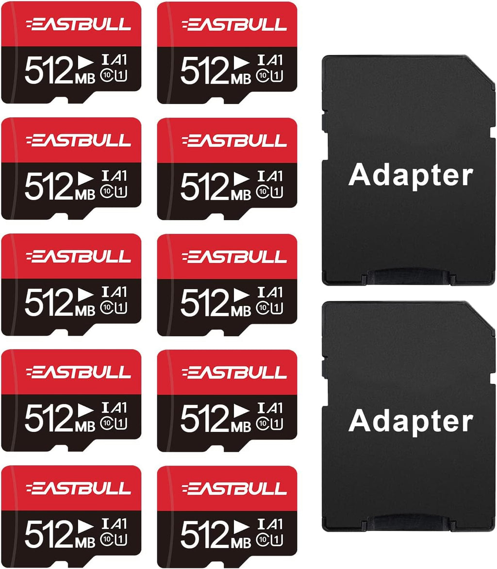 8GB 10-Pack Micro SD Cards UHS-I U1 Class 10 Q659067