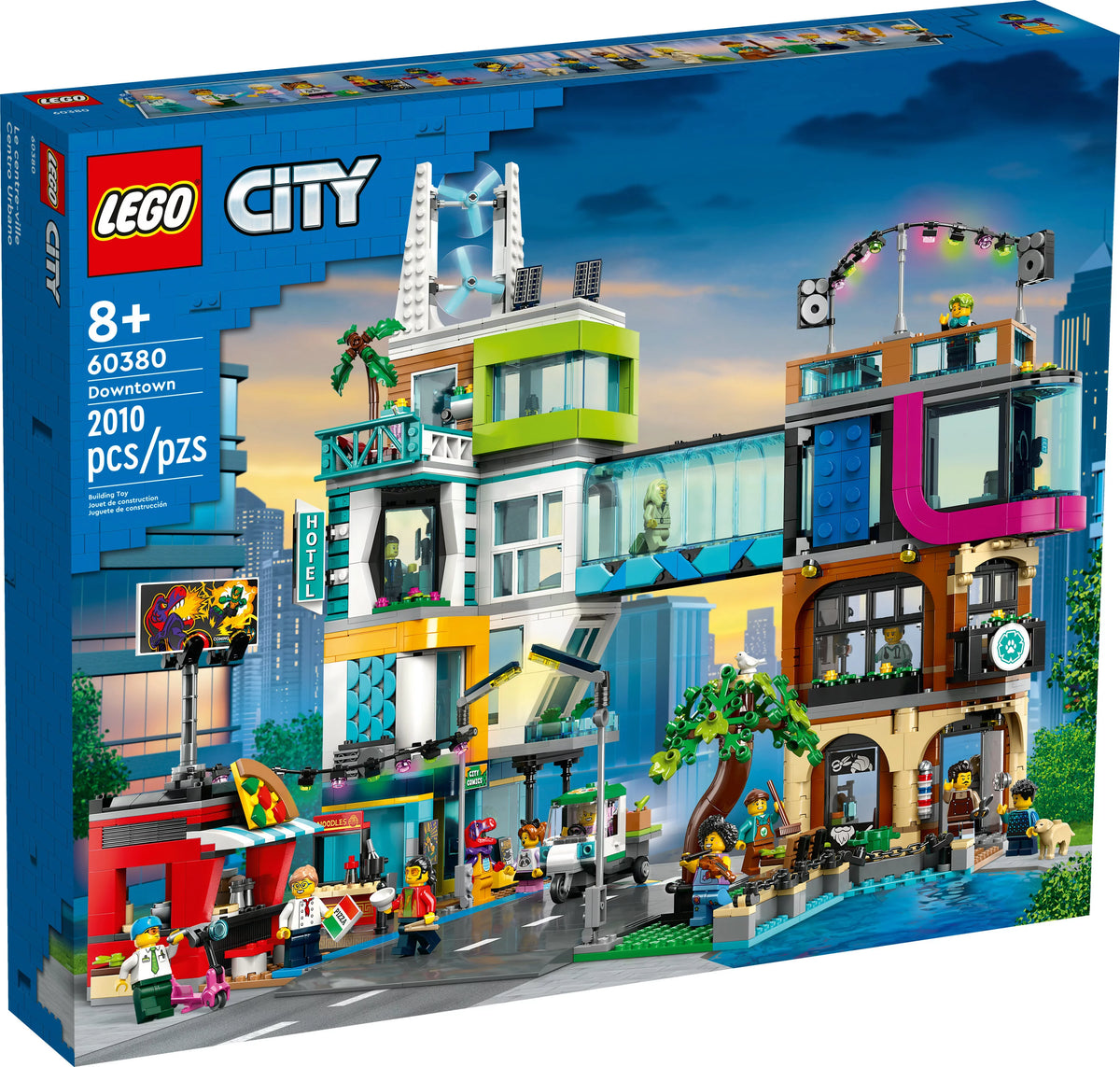 LEGO City Building Toy Set with 14 Minifigure Characters and Dog Figure K338813